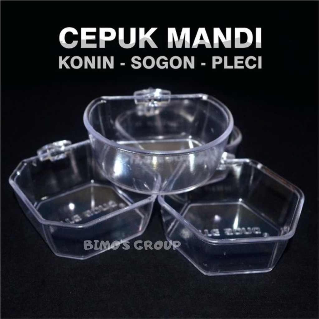 CEPUK MANDI BURUNG KOLIBRI KONIN 4 MODEL TEMPAT PAKAN BURUNG CEPUK PAKAN MINUM MILLET VOER PUR