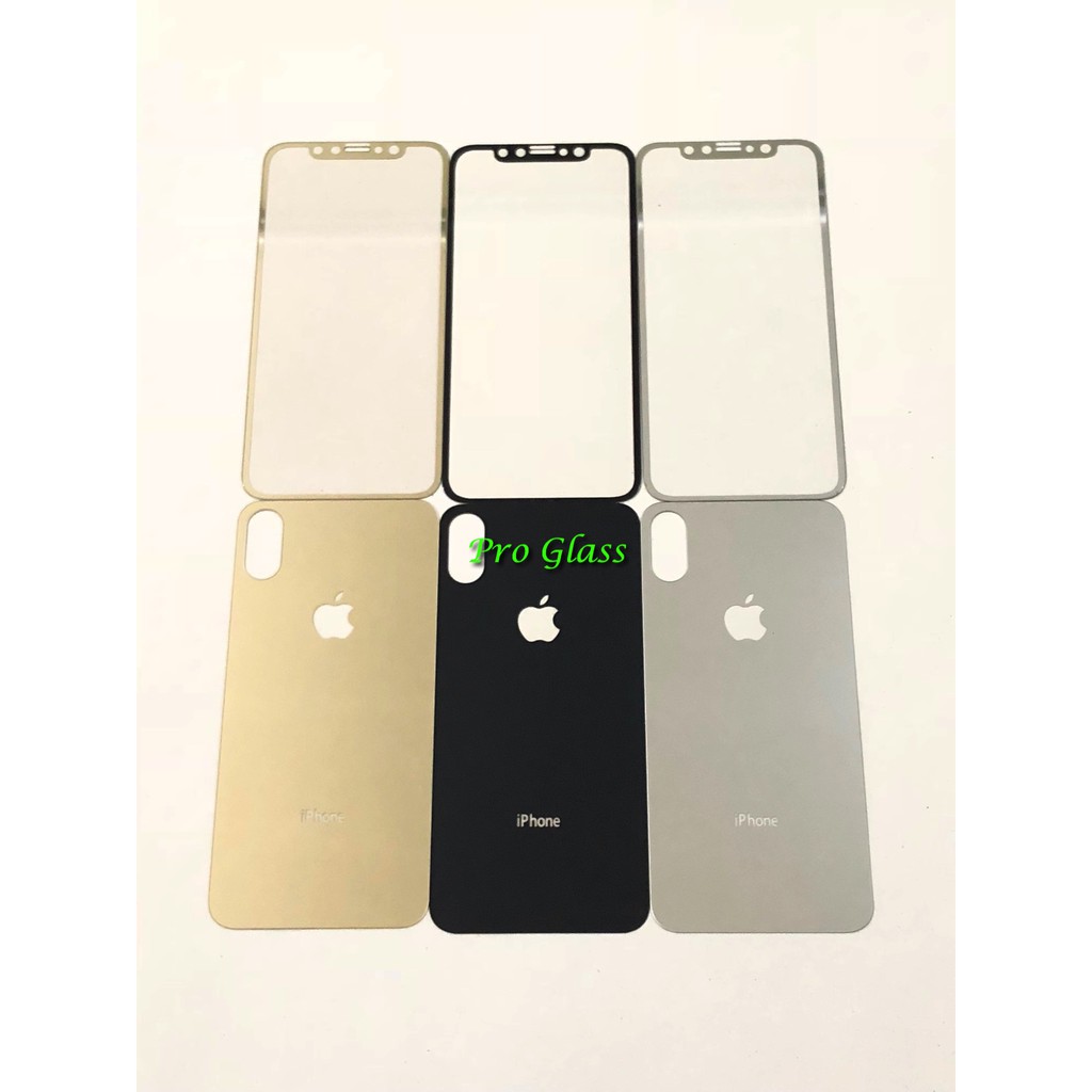 Iphone 7/8/7+/8+/X Electroplate Mirror 2in1 Magic Glass Premium Tempered Glass