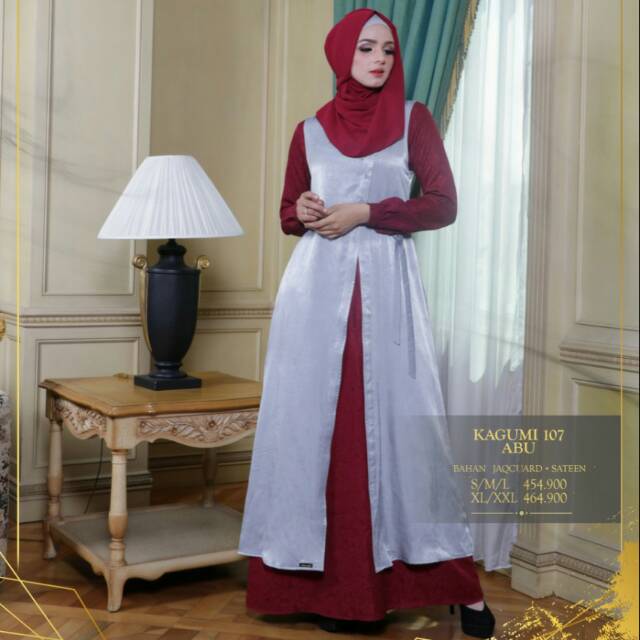 Gamis Ethica kagumi 107 abu kondangan pesta