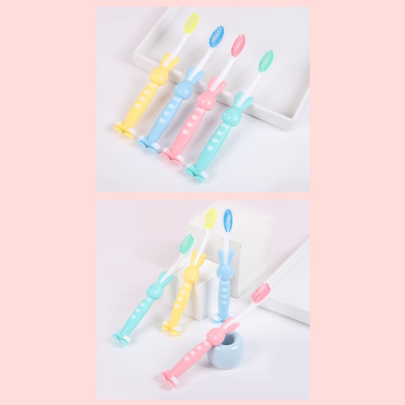 4 Pcs Sikat Gigi Anak Lucu Multiwarna Laki-Laki &amp; Perempuan/sikat Gigi Kids Brush Lembut totall