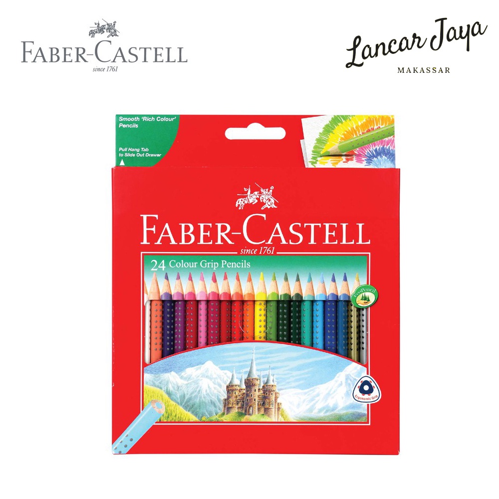 

Color Pencil Pensil Warna Faber Castell Colour Grip 24 Colour