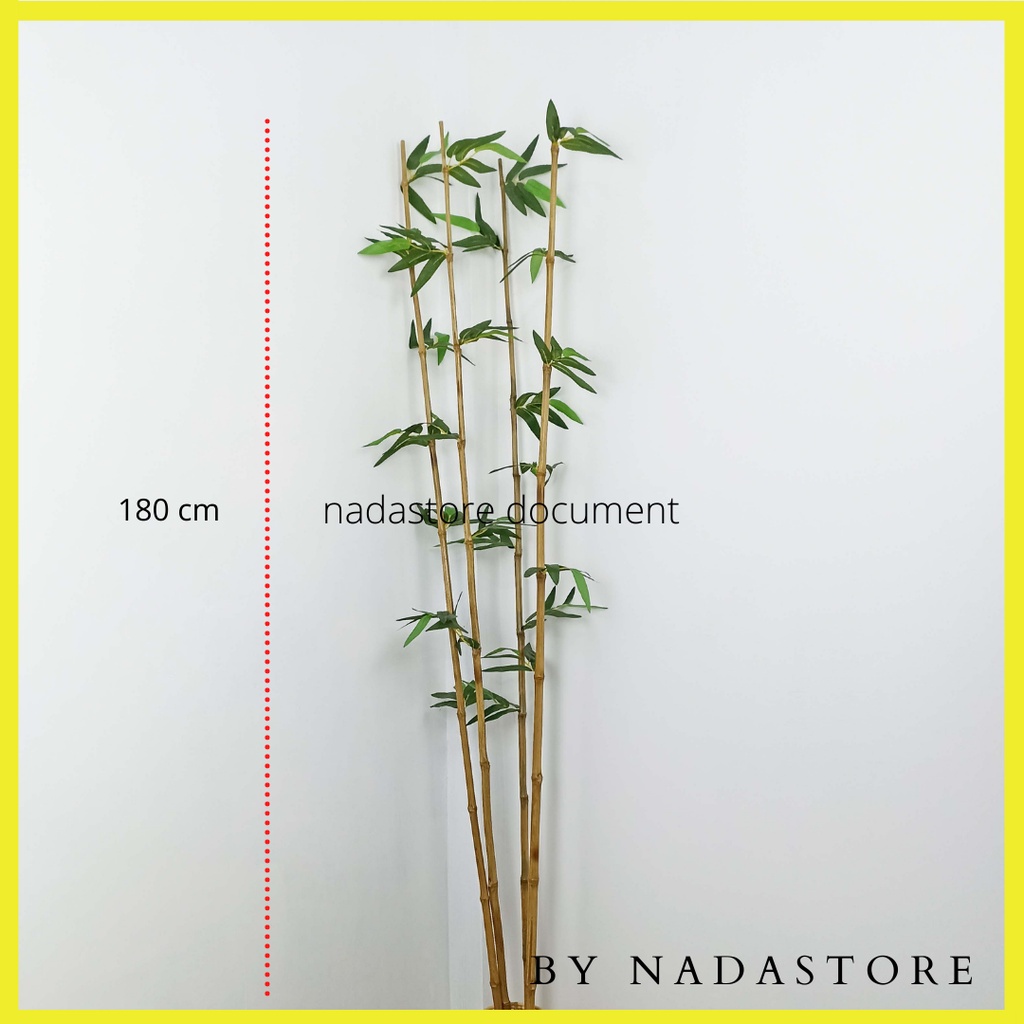 (ISI 2 ) DRIED FLOWER STIK DAUN BAMBU SINTETIS / PENYEKAT RUANGAN / STIK BAMBU DEKORASI RUANGAN NATURAL / STICK DECORATIF ARTIFICIAL