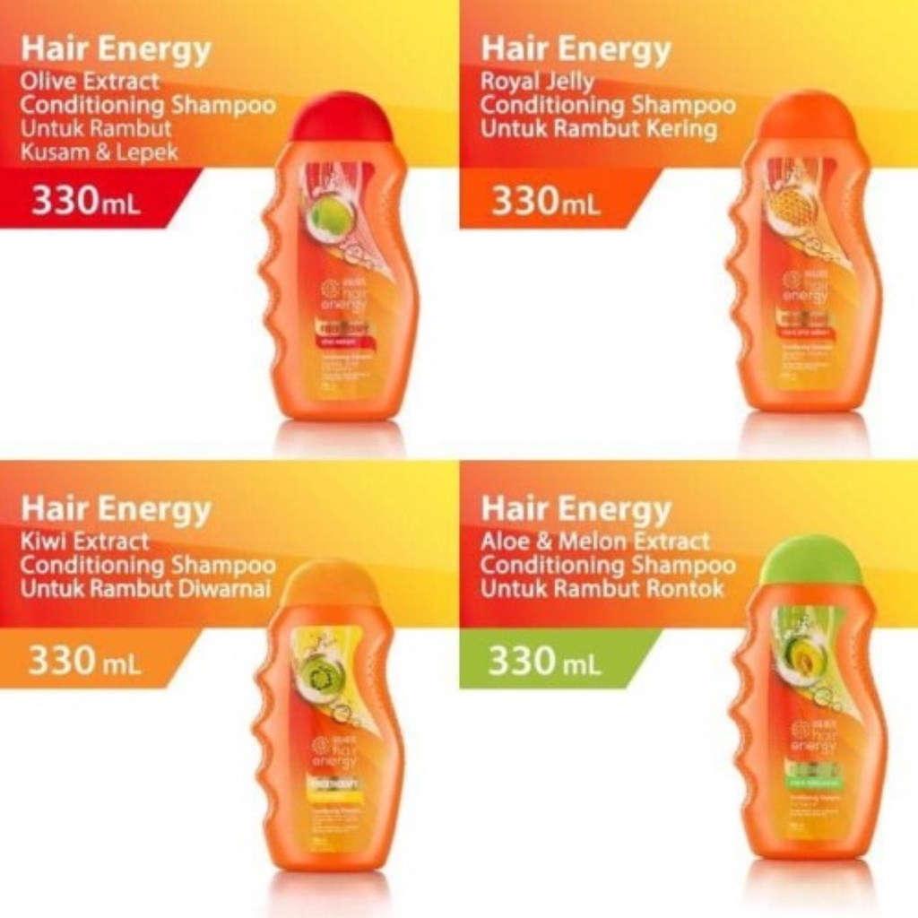 Makarizo Hair Energy Shampoo Botol 170ml &amp; 330ml Shampo|Sampo|Pembersih Rambut 2in1