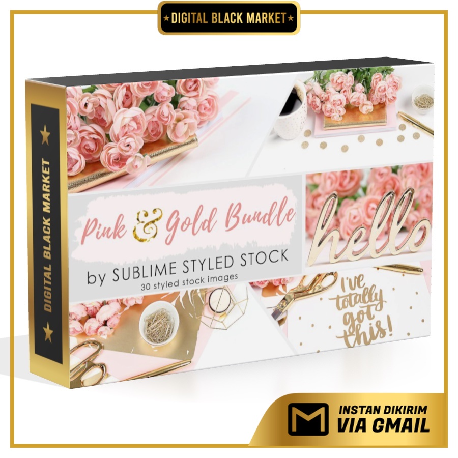 Flower Bundle Pinkand Gold Bundle - JPEG Ultra HD