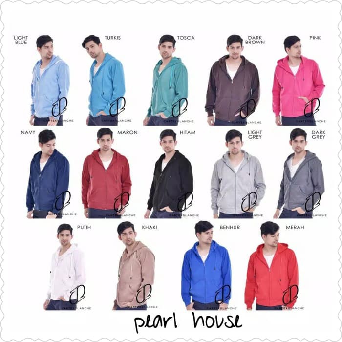 Jaket Pria - Jaket Wanita- Jaket Hoodie Resleting - Hoodie Unisex - Size Xxl