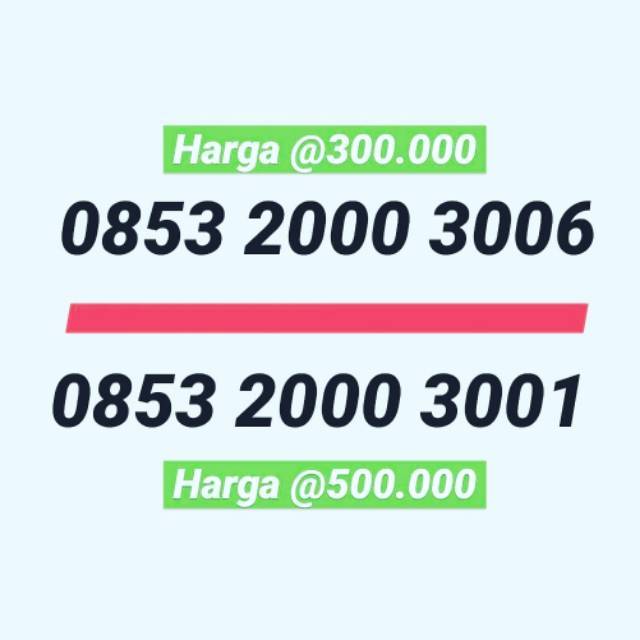 Nomor cantik simpati 7000 8000 kartu perdana as 8282 2474 3300 7008 7009 333 000 7001 8001 88888