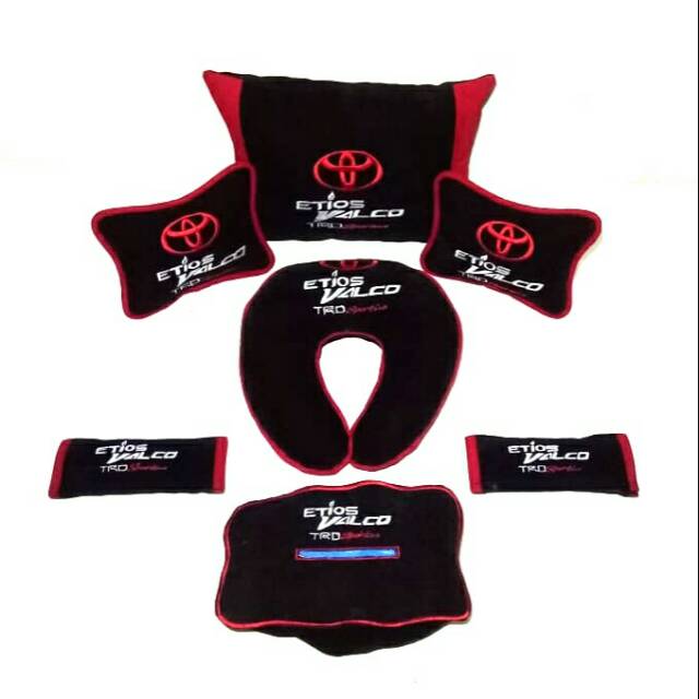 Toyota Etios Valco Bantal sandaran jok Bordir