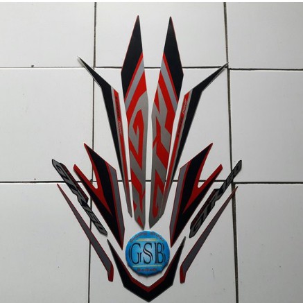 striping honda GTR 150 2019 merah