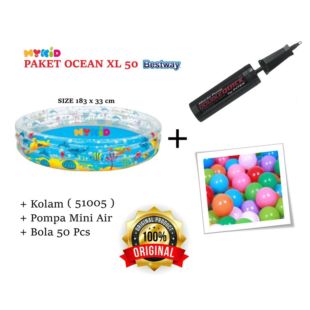 ANEKA KOLAM RENANG INTEX KOLAM RENANG PELANGI JUMBO / INTEX 57412 / INTEX 57422 INTEX 59469