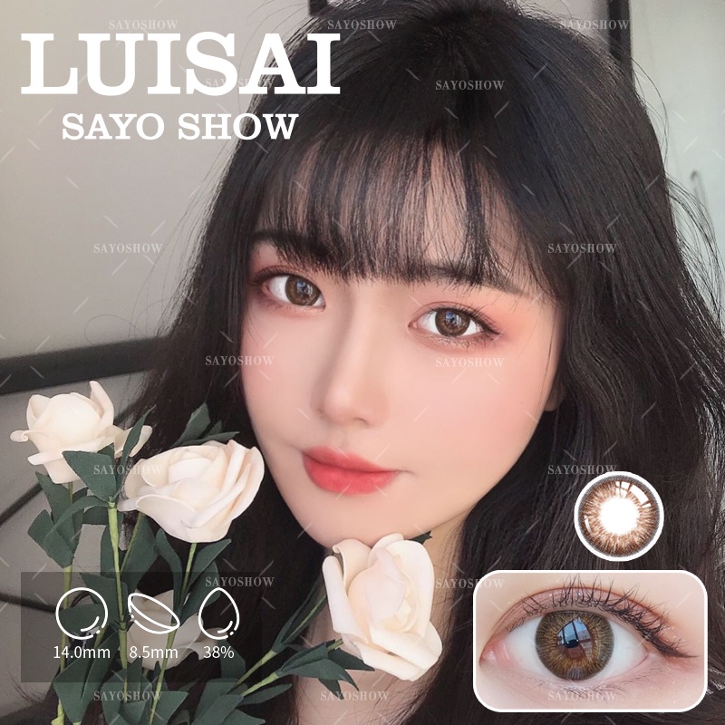 SAYOSHOW - Softlens LUISAI Normal, Minus 1.00 S/D 8.00 (14 mm)