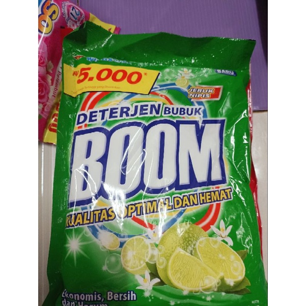 BOOM DETERGENT RP 5000 *12 BKS. SATU DUS