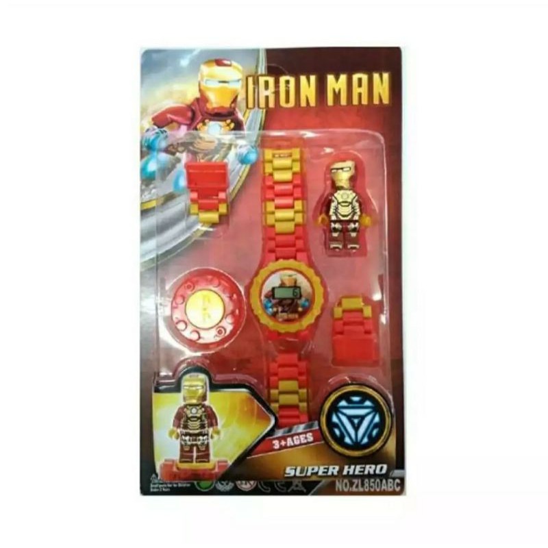 IRON MAN Jam tangan anak lego jam anak karakter jam fashion anak