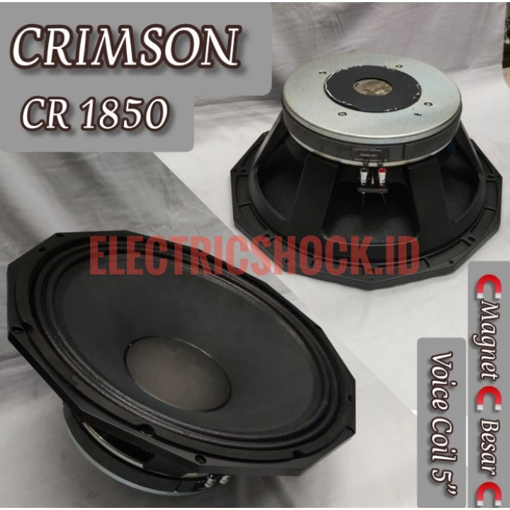SPEAKER KOMPONEN CRIMSON CR 1850 18INCH ORIGINAL
