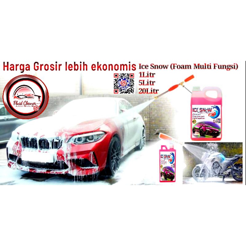 Shampo Mobil&Motor 5 liter,/SNOW WASH Shampo salju,.