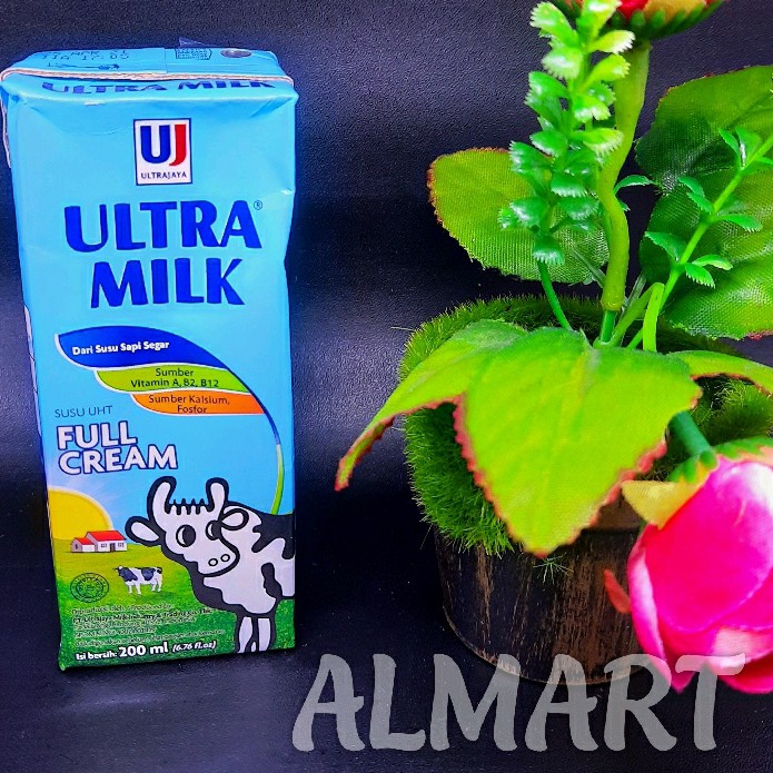

susu ultra full cream 200 ml