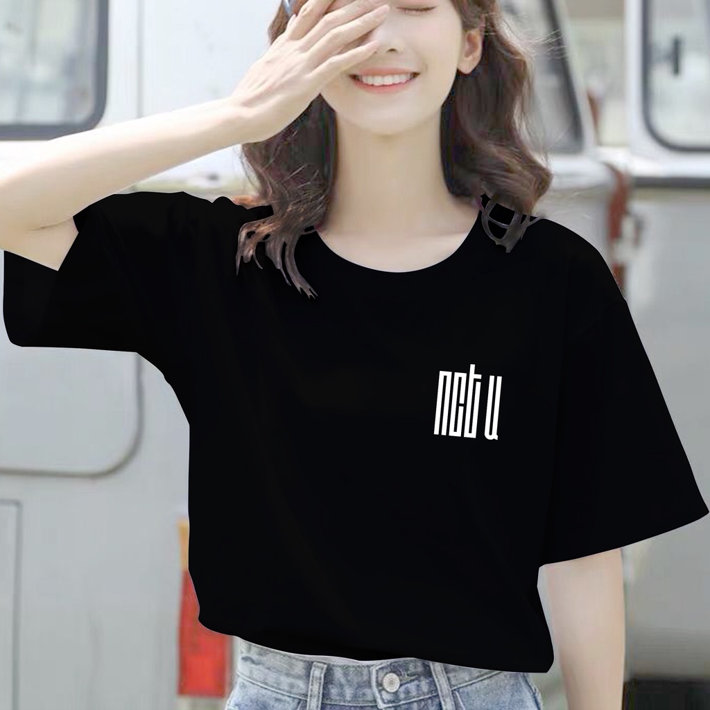 CALVIERO SHOP - BAJU KAOS ATASAN WANITA PRINT LOGO NCT YOU