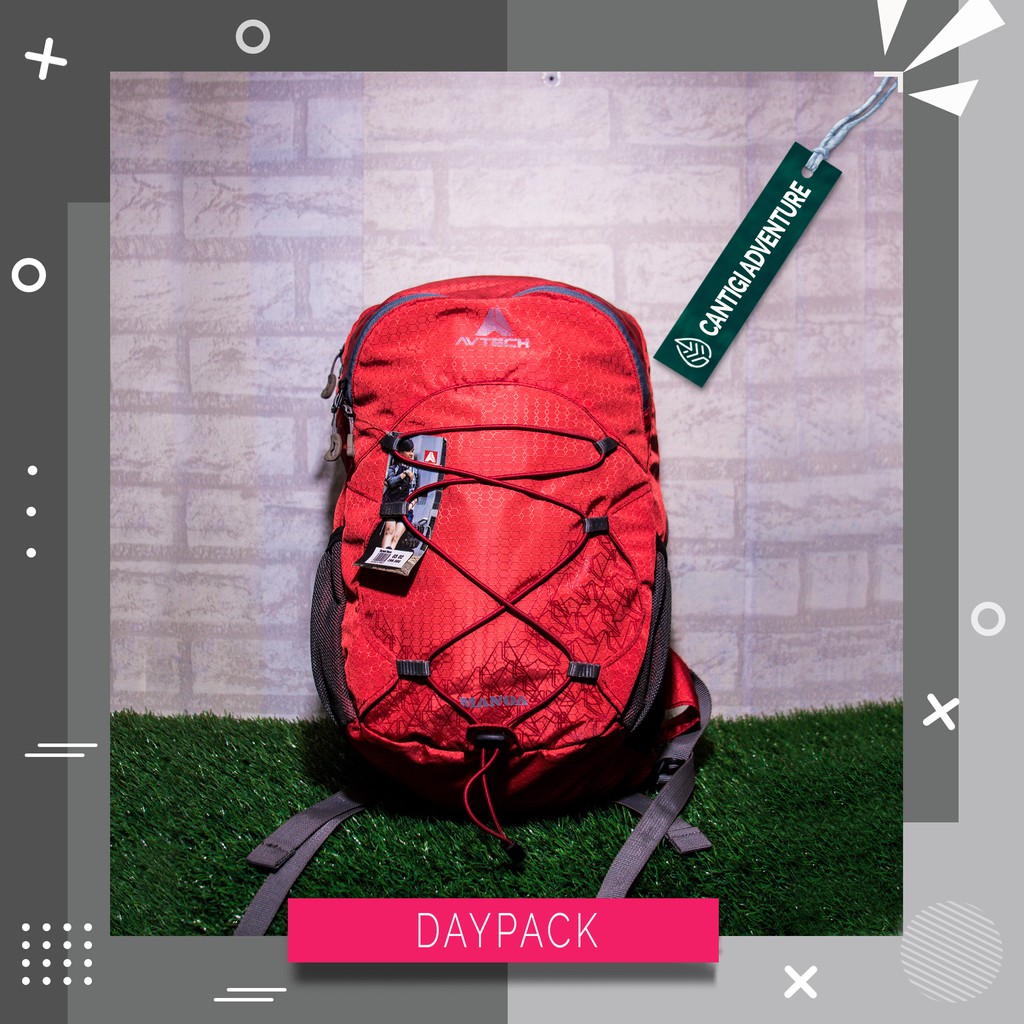 Tas Punggung Daypack Laptop Avtech Manoa Merah