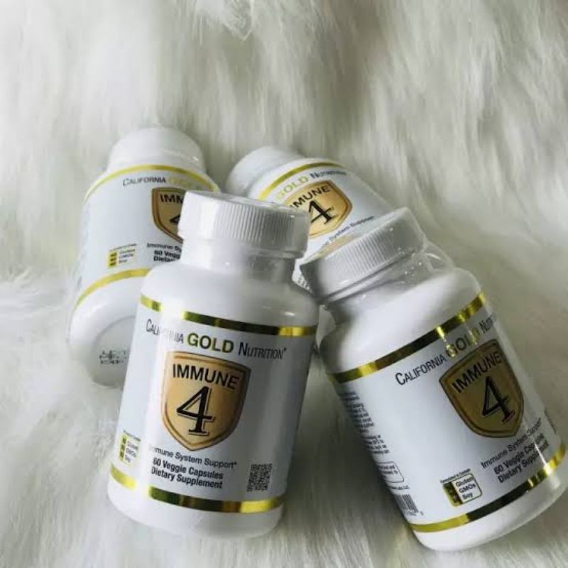 CALIFORNIA GOLD NUTRITION CGN IMMUNE 4 60 VEGGIE CAPSULES