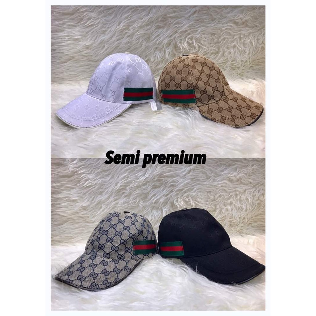 Topi Gucci Al list samping SEMI PREMIUM like ori - Navy