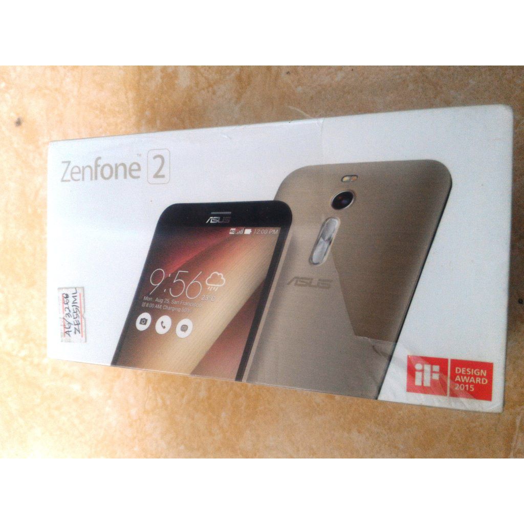 Dus/Book/Box/Kotak Hp Asus Zenfone 2 Z00AD (ZE551ML) Ram 4 GB Warna Gold (Emas)