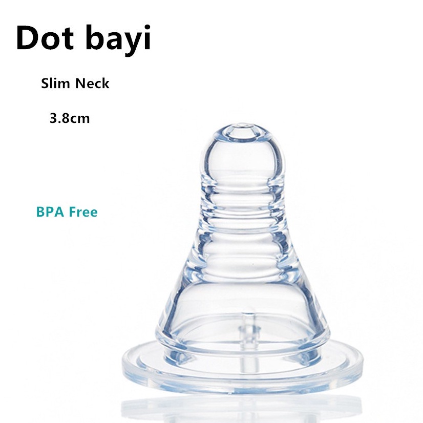 SILICONE PACIFER STANDARD /Dot Nipple Peristaltic SLIM NECK/ Dot Ulir Ukuran S /M /L /BPA FREE Peristaltic Plus Standar/Bisa Untuk Pigeon