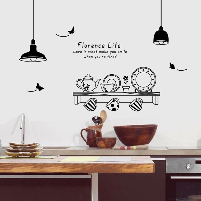 Reliza Wall Sticker Promo Paket Ramadhan Kitchen Dapur Stiker Dinding PR3