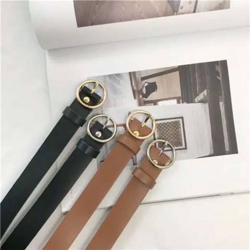 IKAT PINGGANG WANITA RING BELT KOREA BESAR MURAH