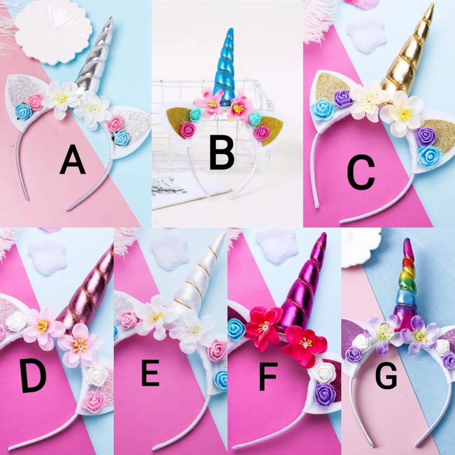 MOMBABY1 Bando Anak Unicorn atau Bando Anak My Little Pony edisi Unicorn