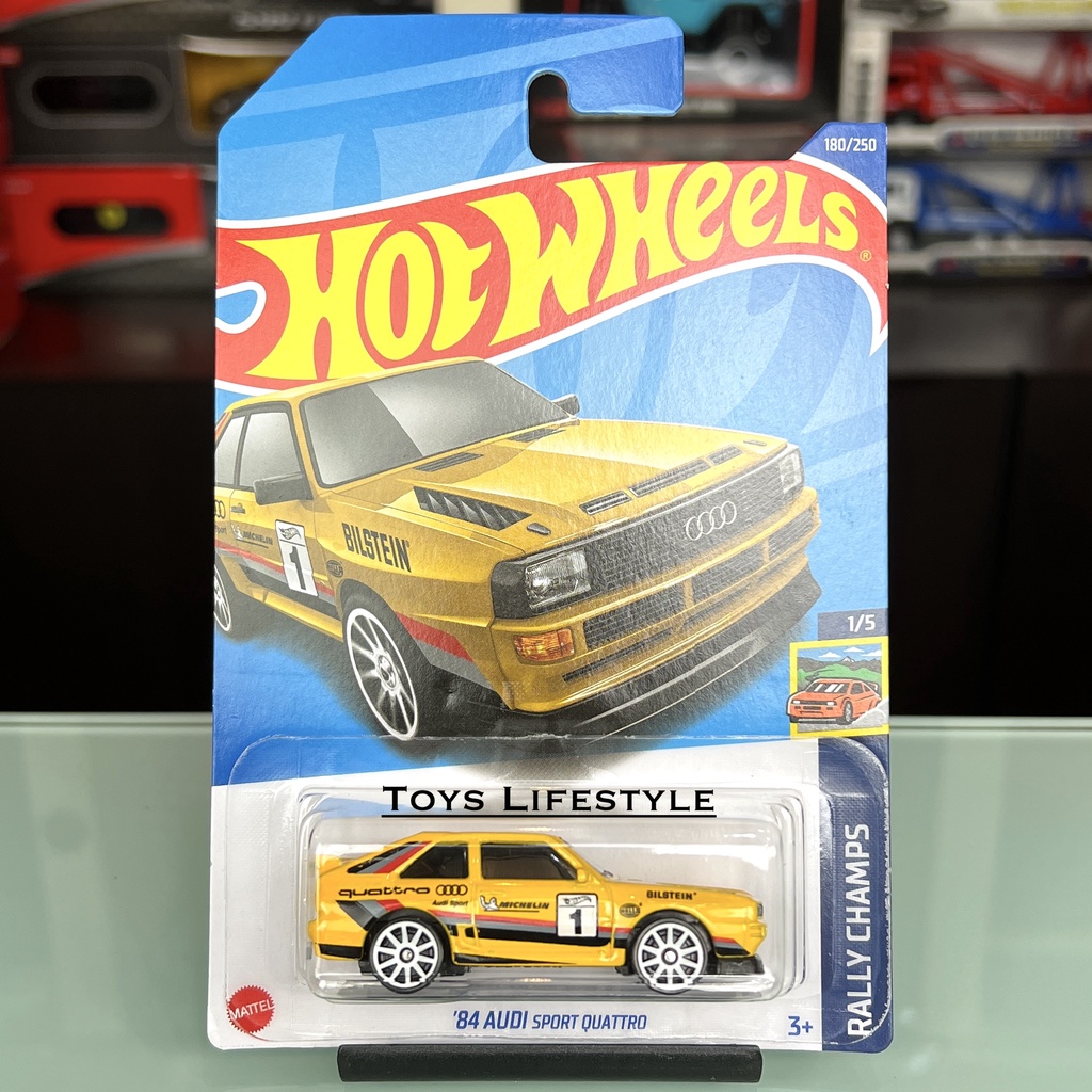 Hotwheels Diecast - 84 Audi Sport Quattro