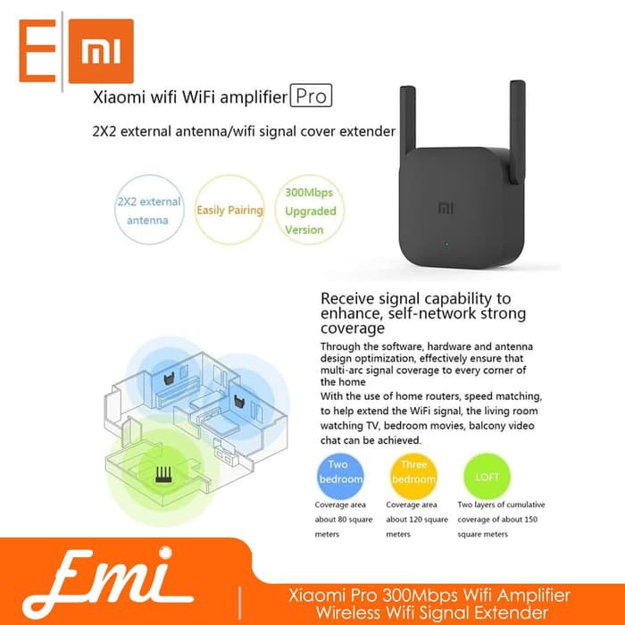 Pro 300Mbps Wifi Amplifier Wireless Wifi Signal Extender By EMI