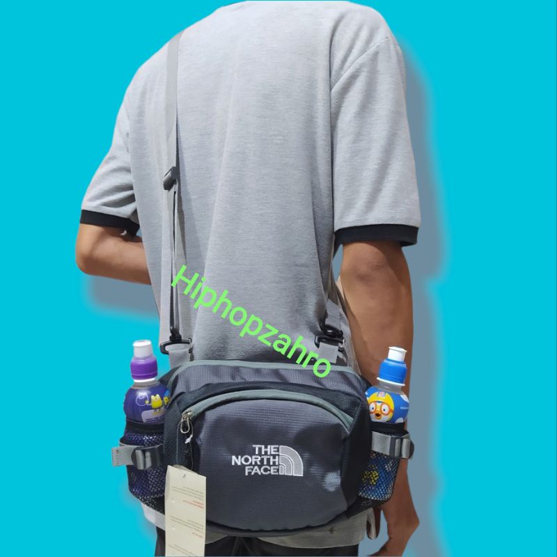 Tas Outdoor Selempang pria Gunung dua tali bisa Waistbag pinggang dan bahu