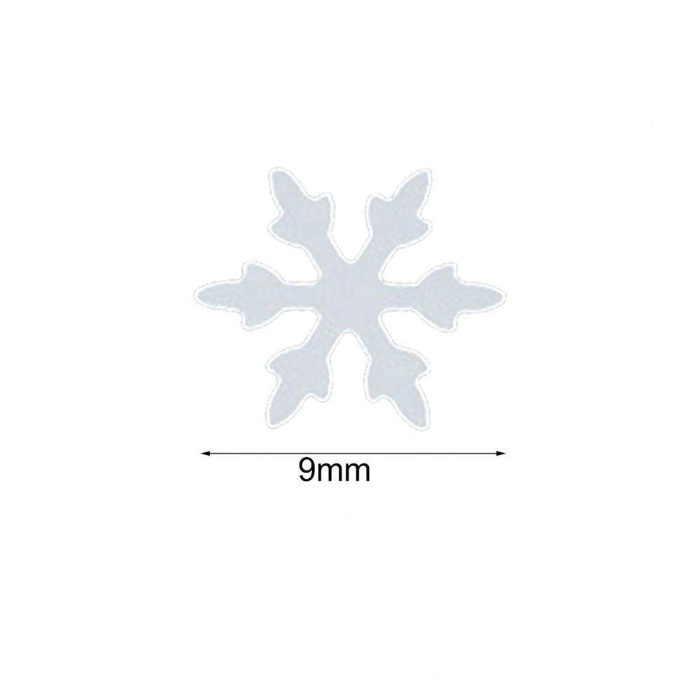 AUGUSTINA Augustina Snowflake Nail Sequin Laser Charm Glitter Flakes Snowflake Shiny DIY Nail Art Dekorasi