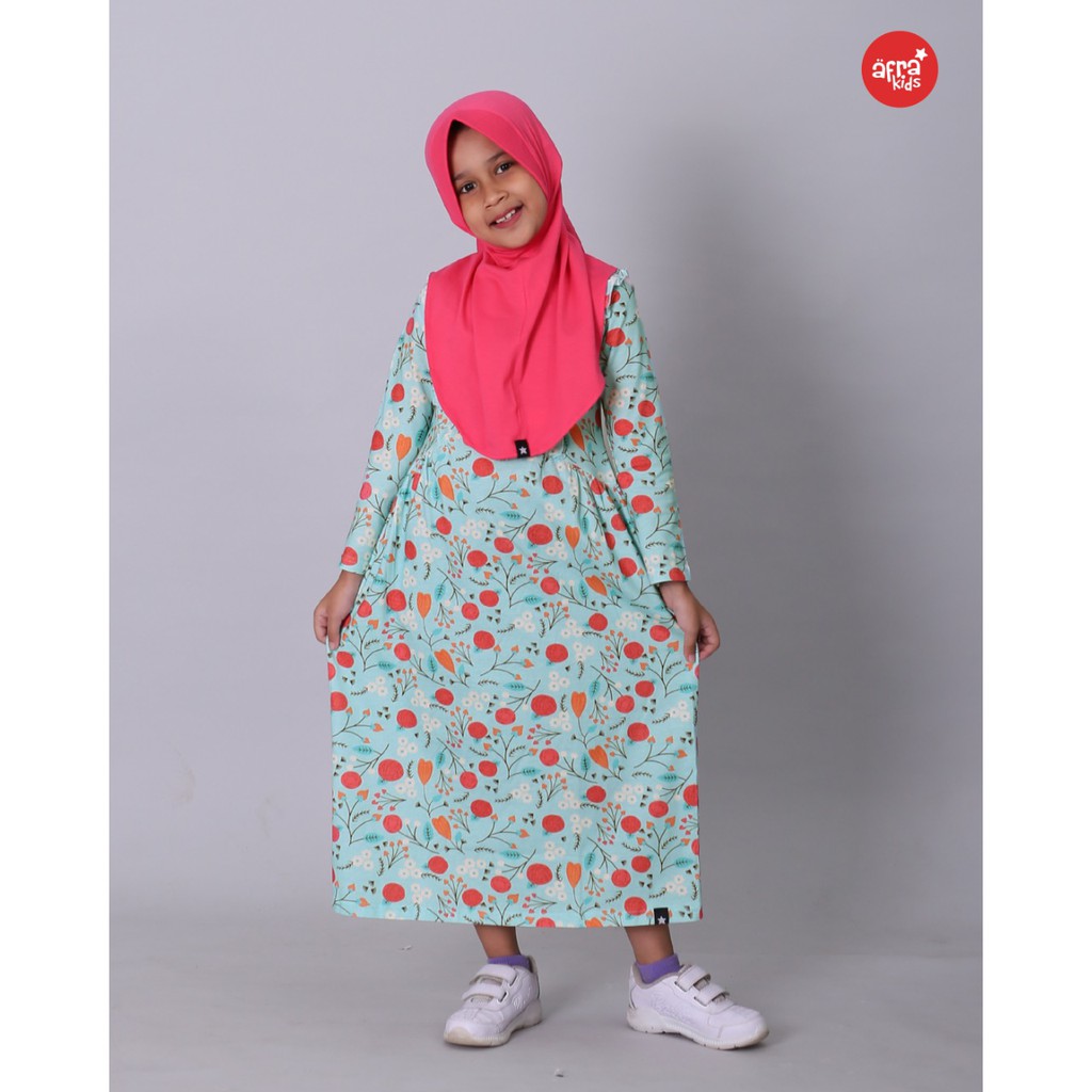 Gamis Pattern Afrakids GA012 Tosca Flower