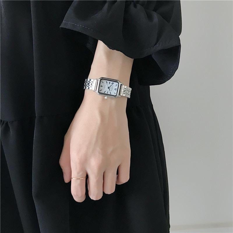 Jam Tangan Wanita Import Gaya Vintage Classic Stainles steel RJ-168