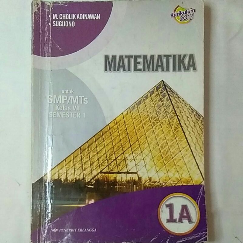 

Erlangga - Buku Paket Matematika SMP kelas 7 Semester 1 kurikulum 2013