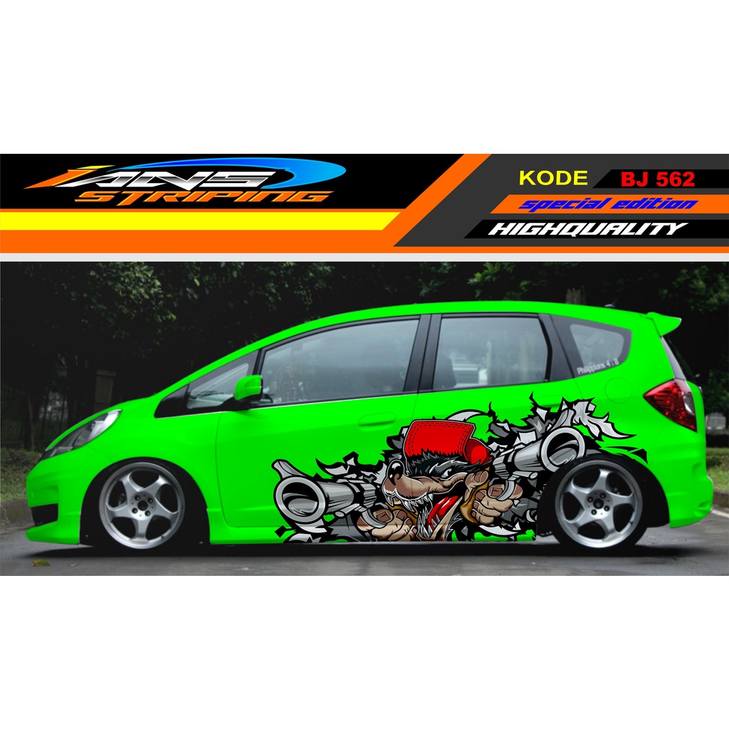 STICKER DECAL MOBIL JAZZ BRIO SWIFT / STIKER MOBIL / DECAL STICKER MOBIL / STIKER YARIS AYLA