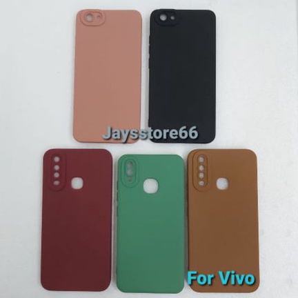 Case ProCamera Soft Matte With Camera Protector 9D Vivo Y12 Y15 Y17 Y91 Y95 Y71