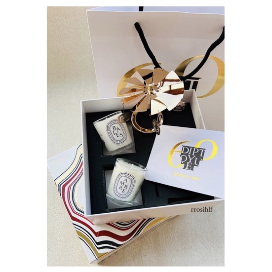 DIPTYQUE CAROUSEL WHITE CANDLE GIFT SET PRODUCT