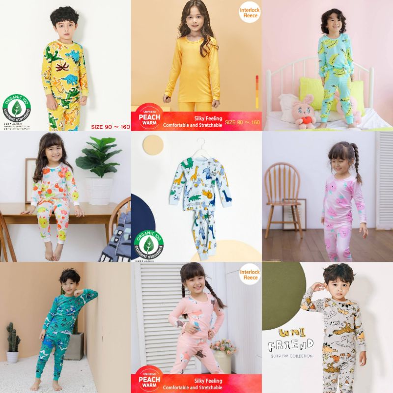 Setelan Panjang Piyama Anak Korea Unifriend Size 160 ( 13 - 14 years )