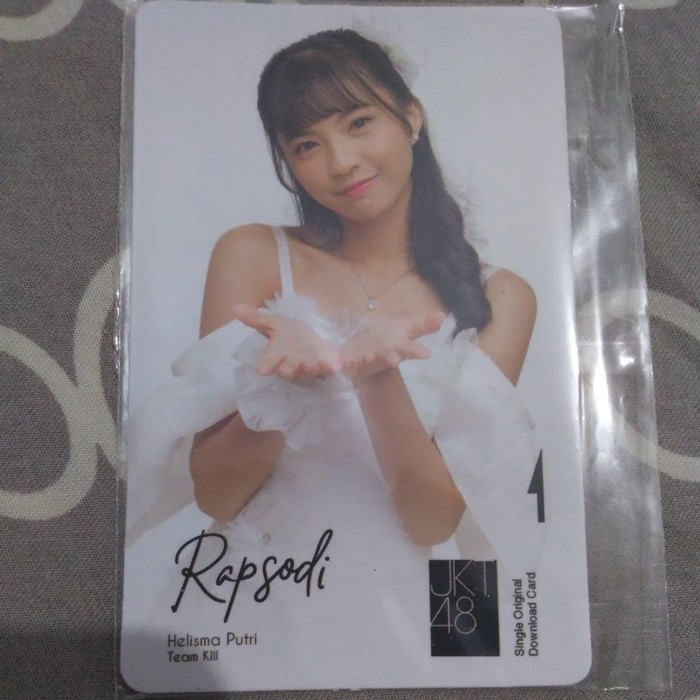 MUSIC CARD HELISMA PUTRI JKT48 RAPSODI