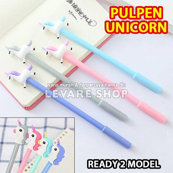 

Pulpen Gel Unicorn - Pen Ballpoint ATK Karakter Unik Lucu