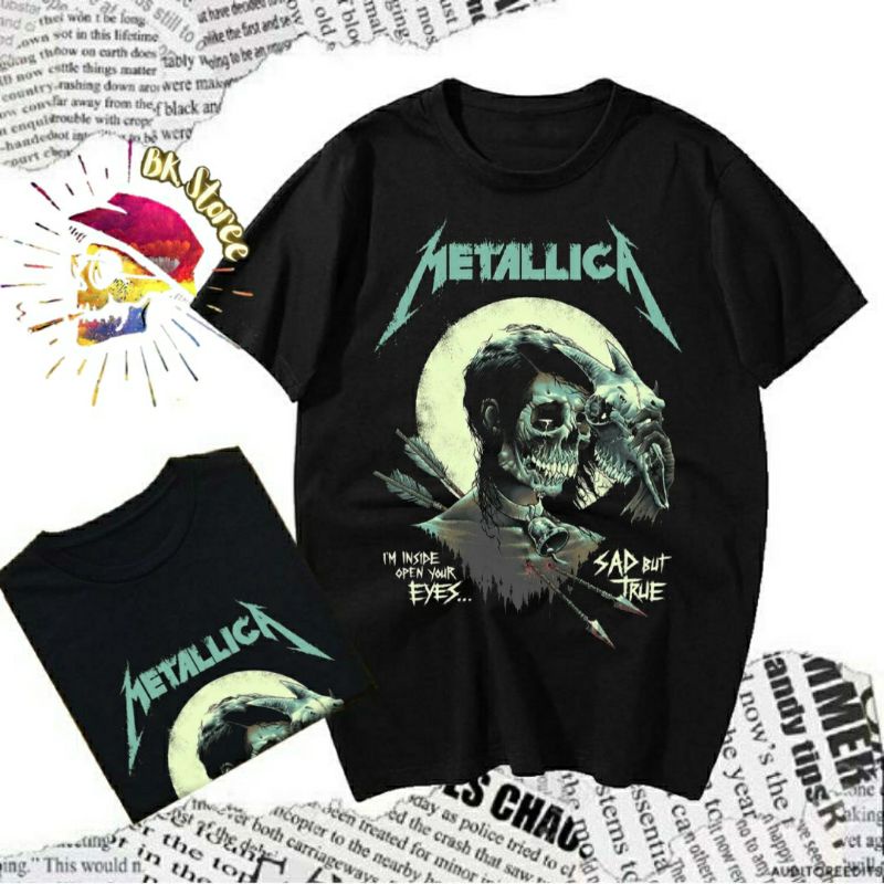 NEW TSHIRT BAJU KAOS BAND METAL METALICA HIGH QUALITY READY BIGSIZE  S M L XL 2XL 3XL 4XL 5XL 6XL
