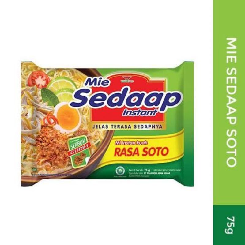 

Mie Sedaap Kuah (Soto, Kare dan Ayam Bawang)