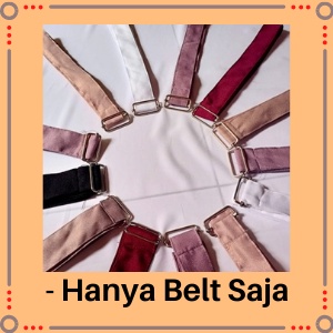 kemeja wanita casual blouse wanita korean style oversize polos lengan panjang terbaru kekinian SS04-HANYA BELT SAJA