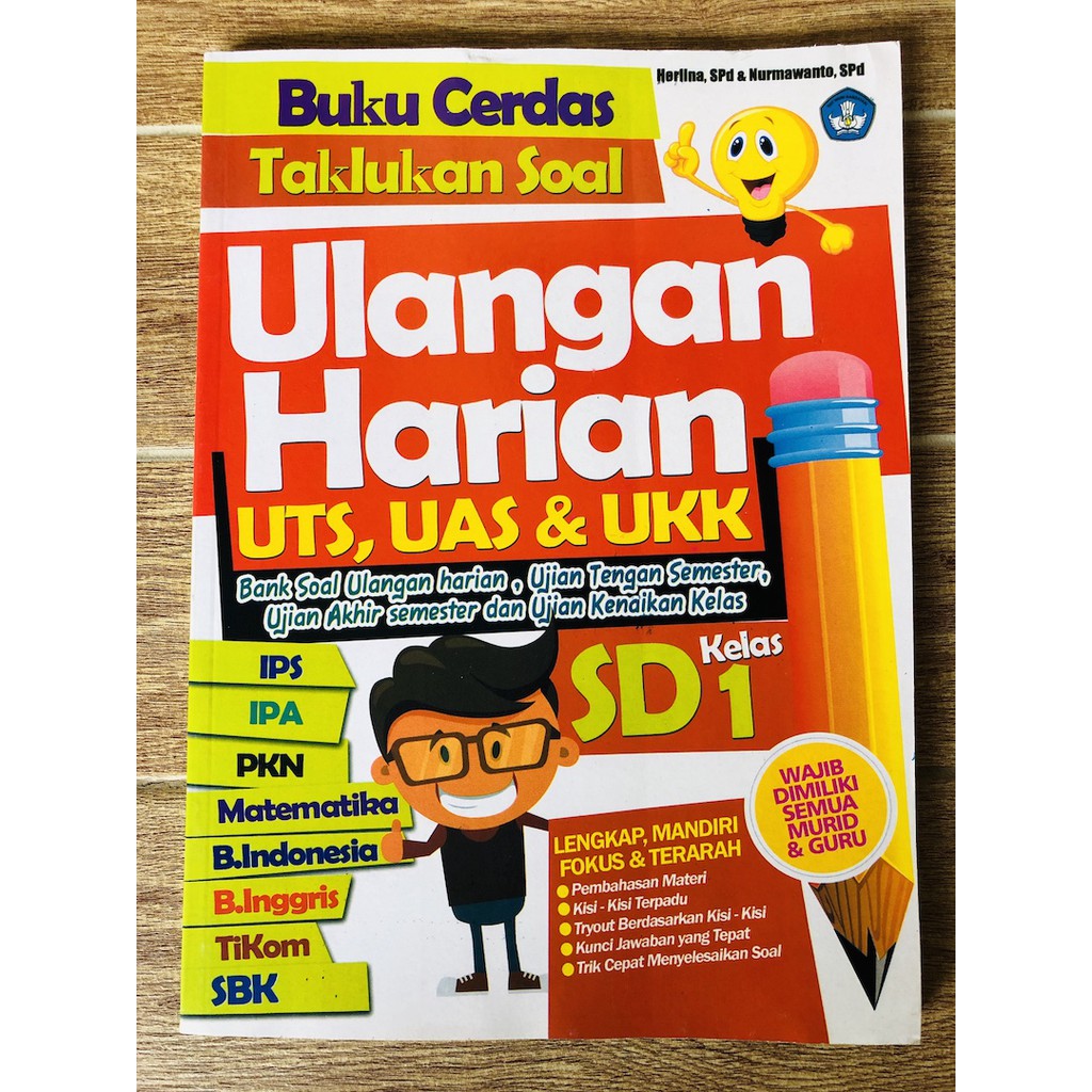 Cerdas Ulangan Harian Uts Uas Ukk Sd Buku Cerdas Taklukan Soal