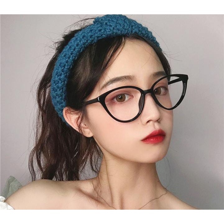 Kacamata FUJI  Tricia Ketthy Model Eyes Cat Retro Sunglasses Kacamata Korea Wanita Kacamata Wanita Fashion Cat Eye Eyeglasses