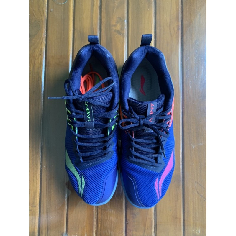 Sepatu badminton Li-Ning Ranger 4.0 TD AYTP073 Navy (second) size 45 sepatu jojo
