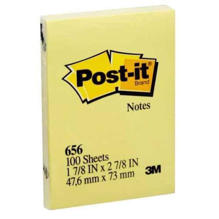 post-it notes 3M 656 yellow (PCS)