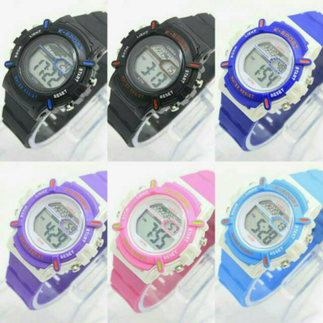 jam tangan lasika anak/remaja digital fashion cowo/cewe