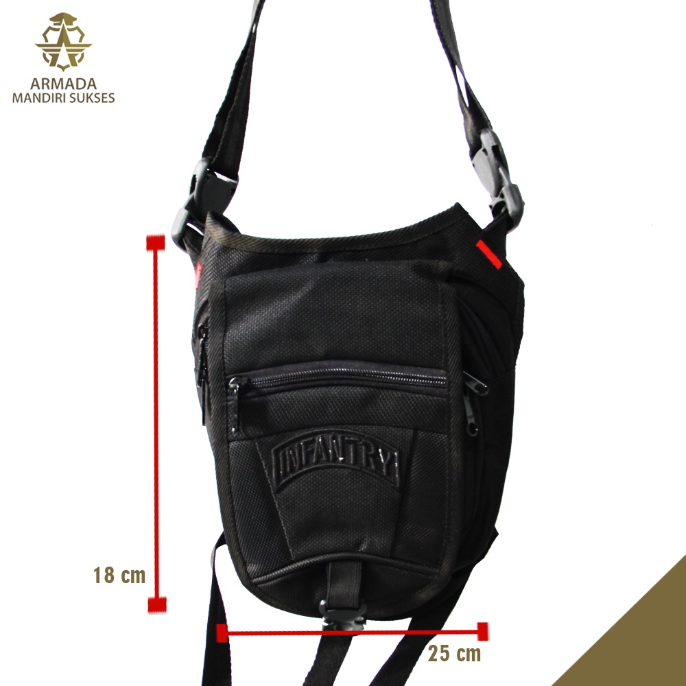 Tas Selempang Logo Infanteri - Waist Bag Logo Infanteri